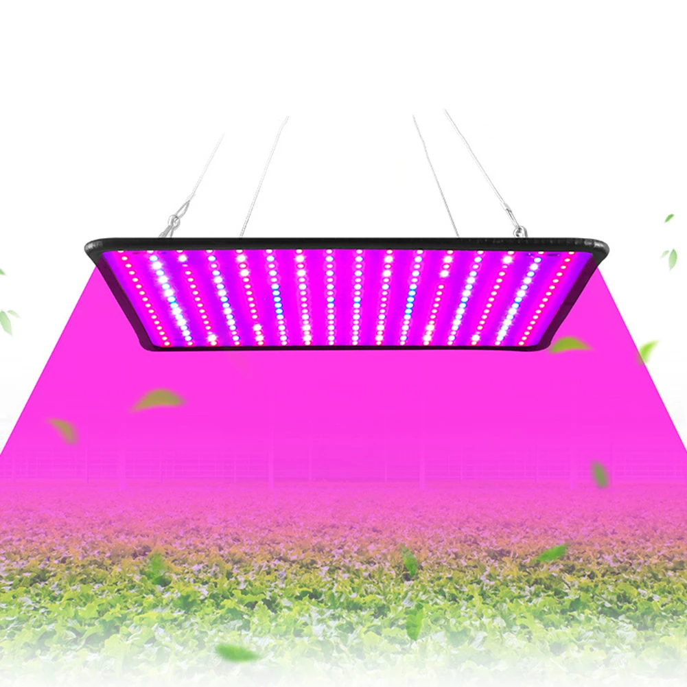 Led Grow Light Full Spectrum Grow Light 27W Paneelkweeklamp Met Hangend Touw Voor Zaailing Groenten Bloem