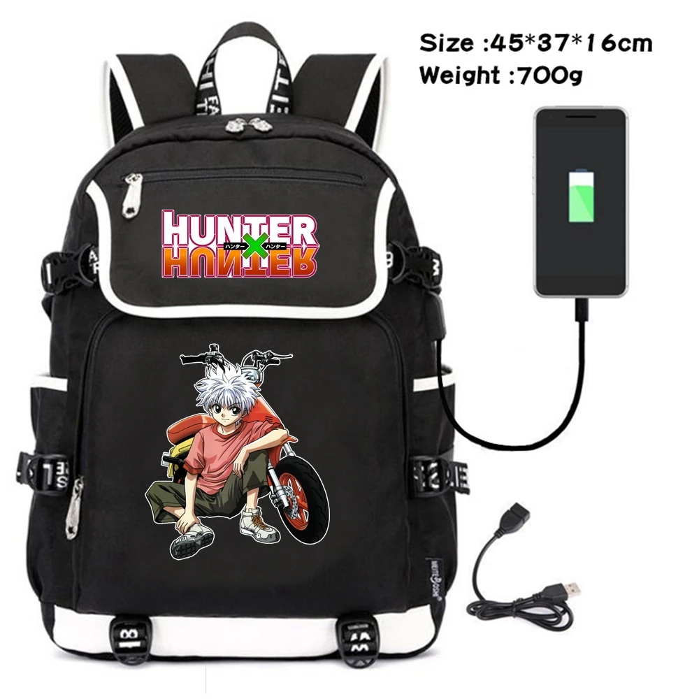 Hunter X Hunter Kurapika GON·FREECSS Backpack Cute Printed Schoolbag Men Women Rucksack Trave Bags Laptop Shoulder Bags