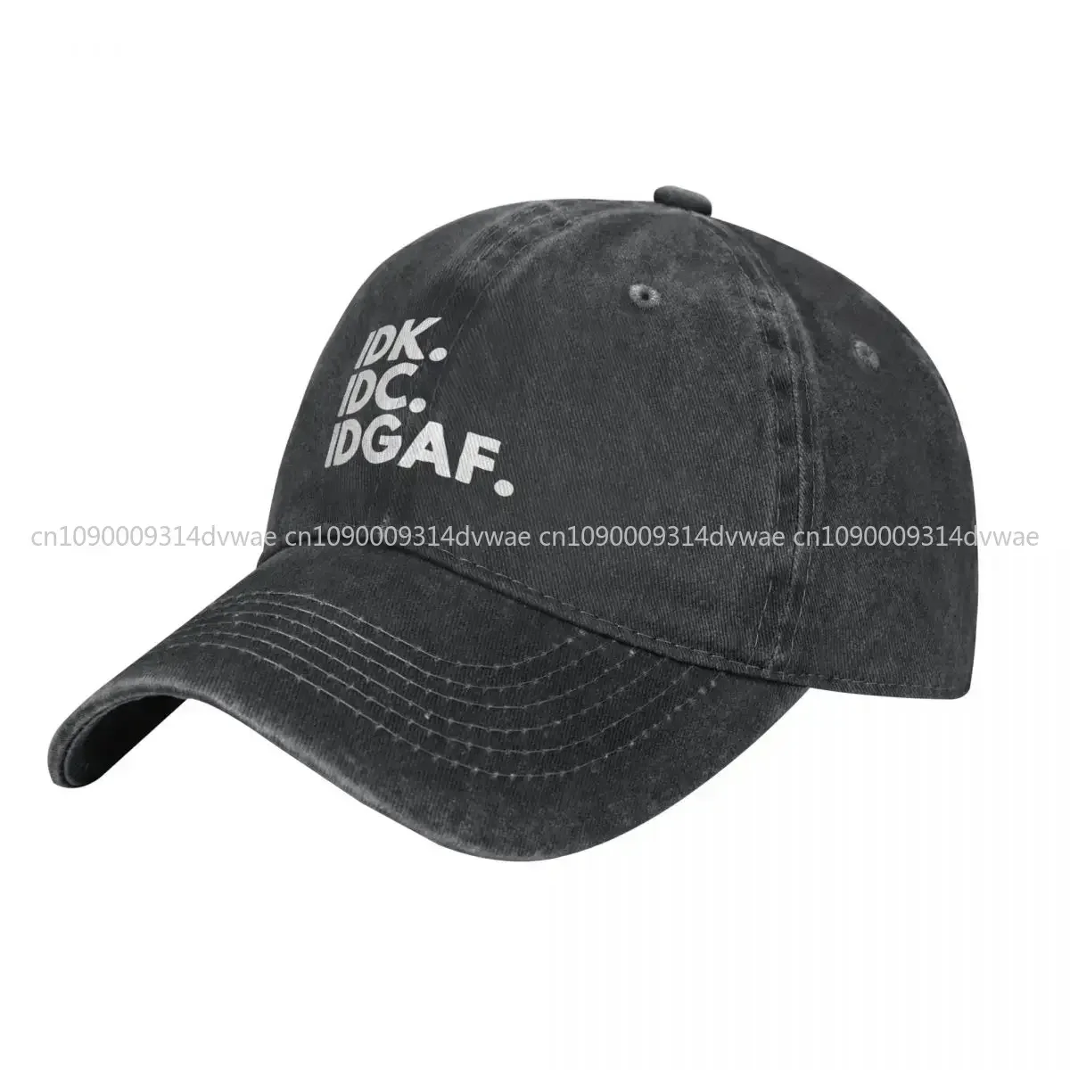 IDK. IDC. IDGAF ковбойская шляпа икона Солнцезащитная шляпа Bobble шляпа уличная одежда дизайнерская мужская женская