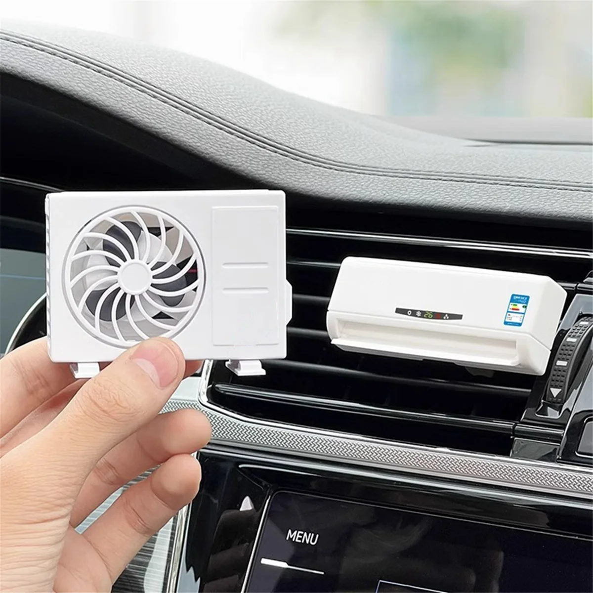 Mini Air Conditioner Model Aromatherapy Car Air Outlet Fragrance Interior Decoration Perfume Long-Lasting Ornaments A