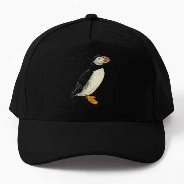 Puffin Portrait  Baseball Cap Hat Printed Casual Women Mens Sun Summer Outdoor Sport Bonnet  Czapka Black Solid Color Hip Hop