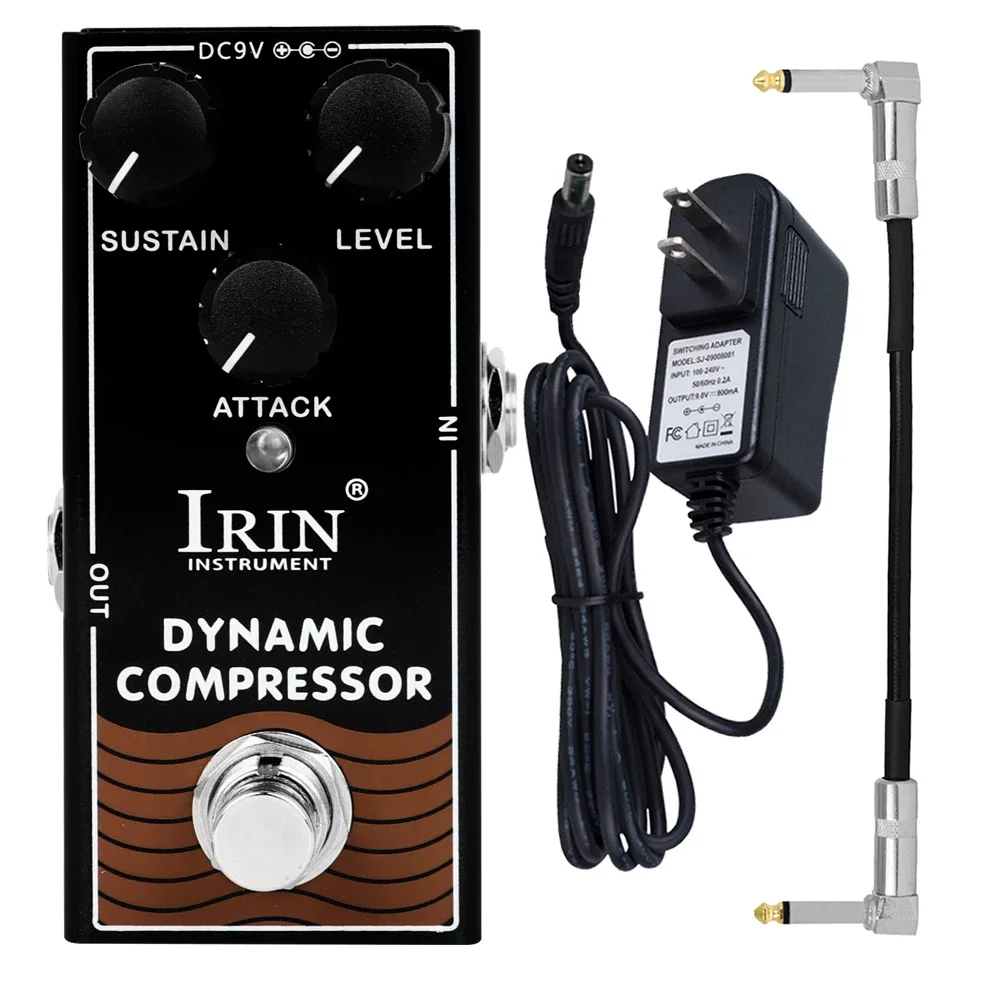 IRIN RF-12 Dynamic Compressor Electric Guitar Effect Pedal Classic-ross‘s Compressor True Bypass Pedal Guitar Accessories