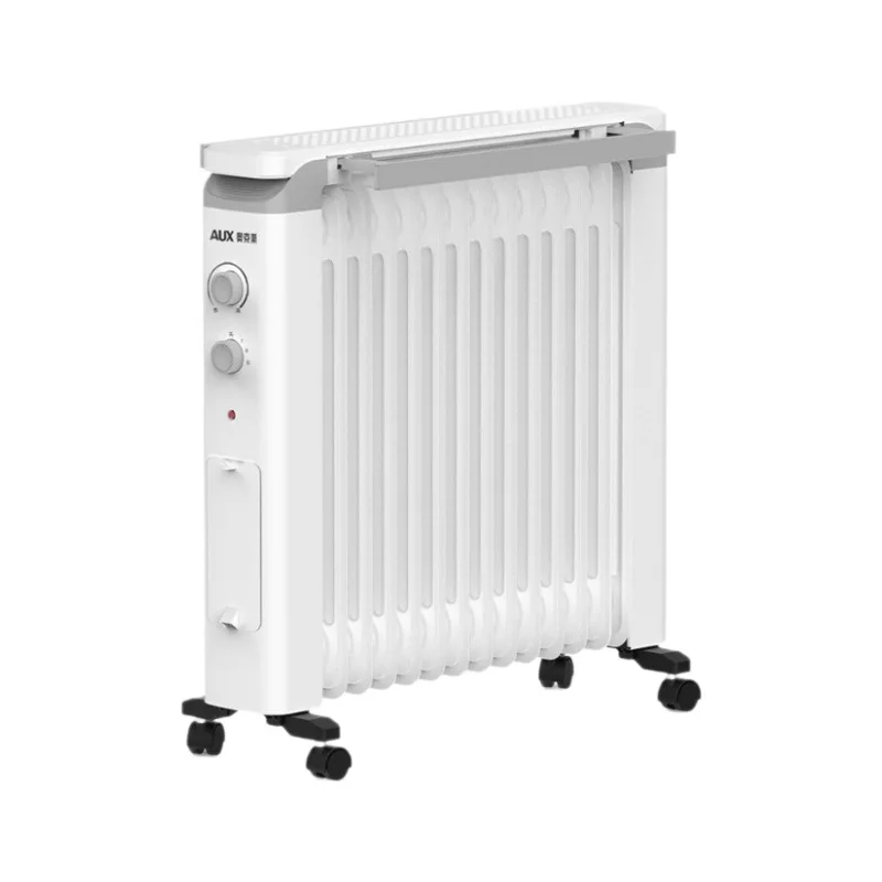 سخان مشعاع مملوء بالزيت، سخان منزلي موفر للطاقة بقدرة 2000 وات مع حماية من الحرارة الزائدة والأطراف، تسخين هادئ، رف تجفيف