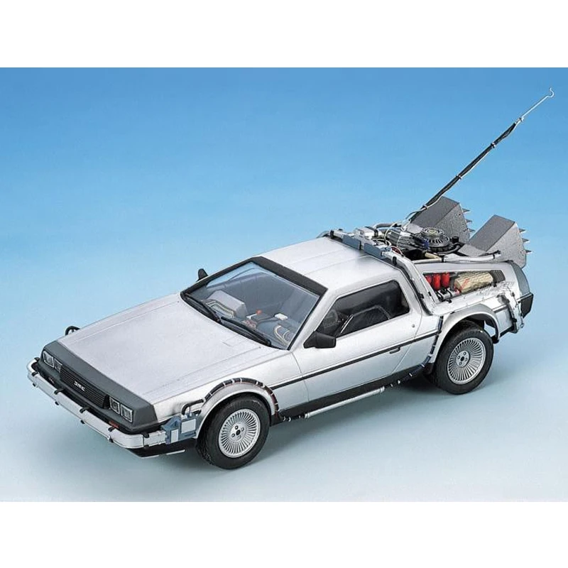 Aoshima 05916/17/18 Static Assembled Car Model  1/24 Scale For Back to Future Series 1 2 3 Delorean DMC-12 Car Model Kit