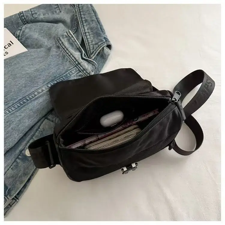 Sac bandoulière pour homme et femme, petit, décontracté, pour les trajets quotidiens, sac messager, sac à bandoulière, tendance, style américain