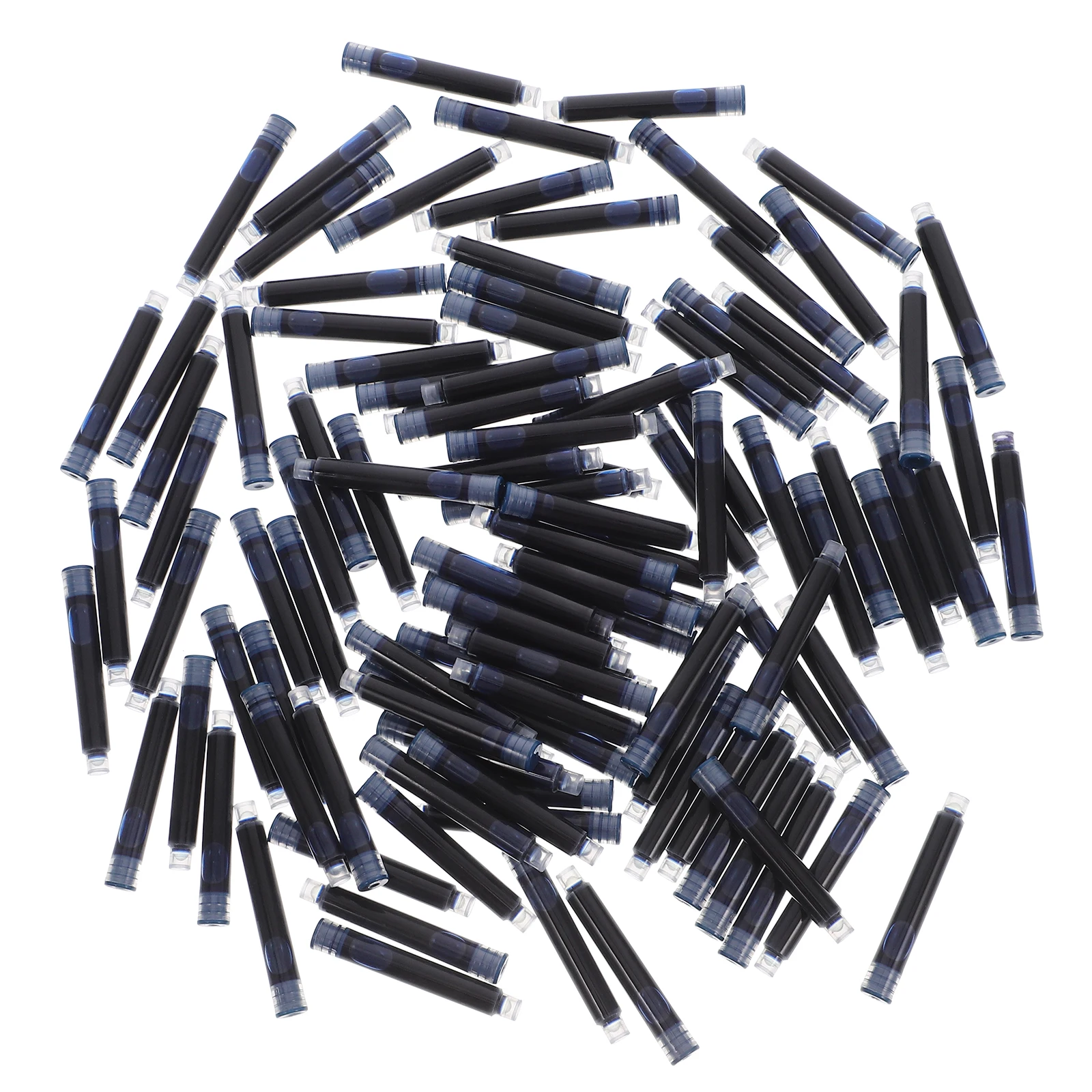 

100 Pcs Erasable Ink Back to School Pen Refills Fountain Supplies Pens Black Cool