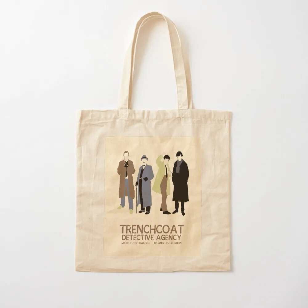 Trenchcoat Detective Agency Tote Bag tote bag women Women's shopper bag Big