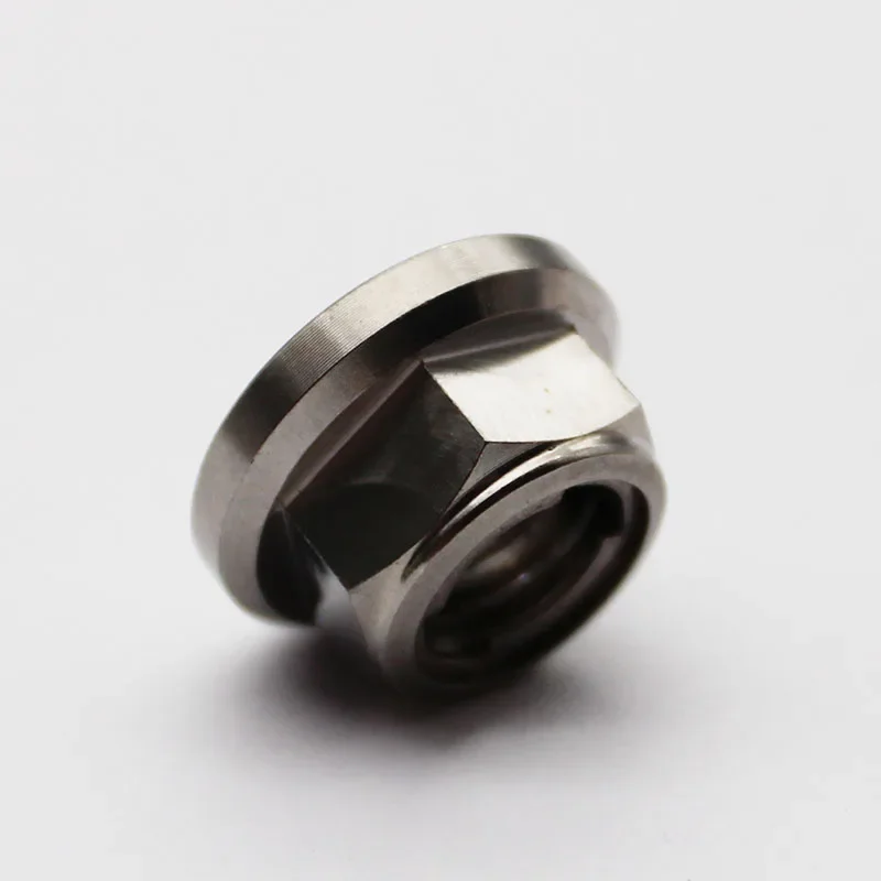 M5 M6 M7 M8 M10 M12 M14 M16 M18 M20 チタン製六角フランジナット 自転車・バイク用