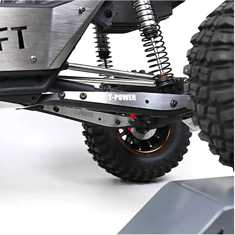 Stainless Steel Blade arm reinforcement Chassis Armor Guard Protective Plate for Axial 1/10 RBX10 Ryft RC Crawler Car Parts