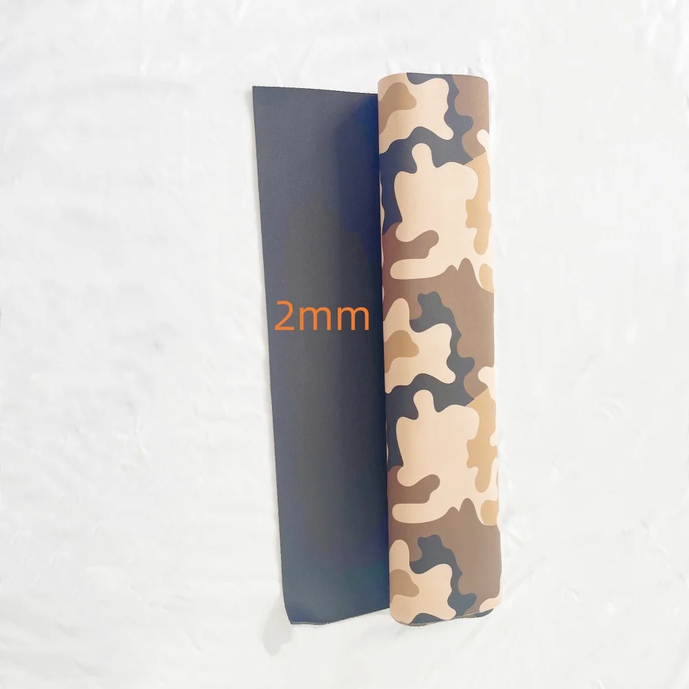 2mm thick camouflage neoprene waterproof and windproof SBR wetsuit stretch fabric sewing fabric stretch tricot bag