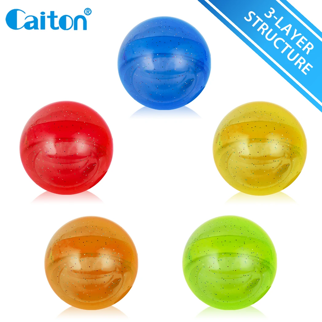 Caiton 1pcs 3-Layer Park Golf Ball – Outdoor Elastic Practice, 5 Colors (Yellow/Blue/Green/Orange/Red), for Leisure & Beginners