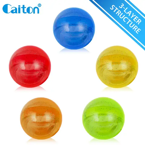 Caiton 1pc 3-Layer Park Golf Ball – Outdoor Elastic Practice, 5 Colors (Yellow/Blue/Green/Orange/Red), for Leisure & Beginners