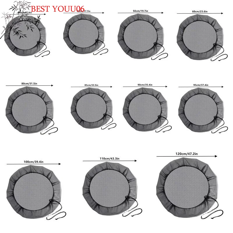 (YOUU06)30-120cm Mesh Cover Netting Rain Barrel Water Collection Bucket Raindrop Anti-fall Leaves Filter Net Protection Tool