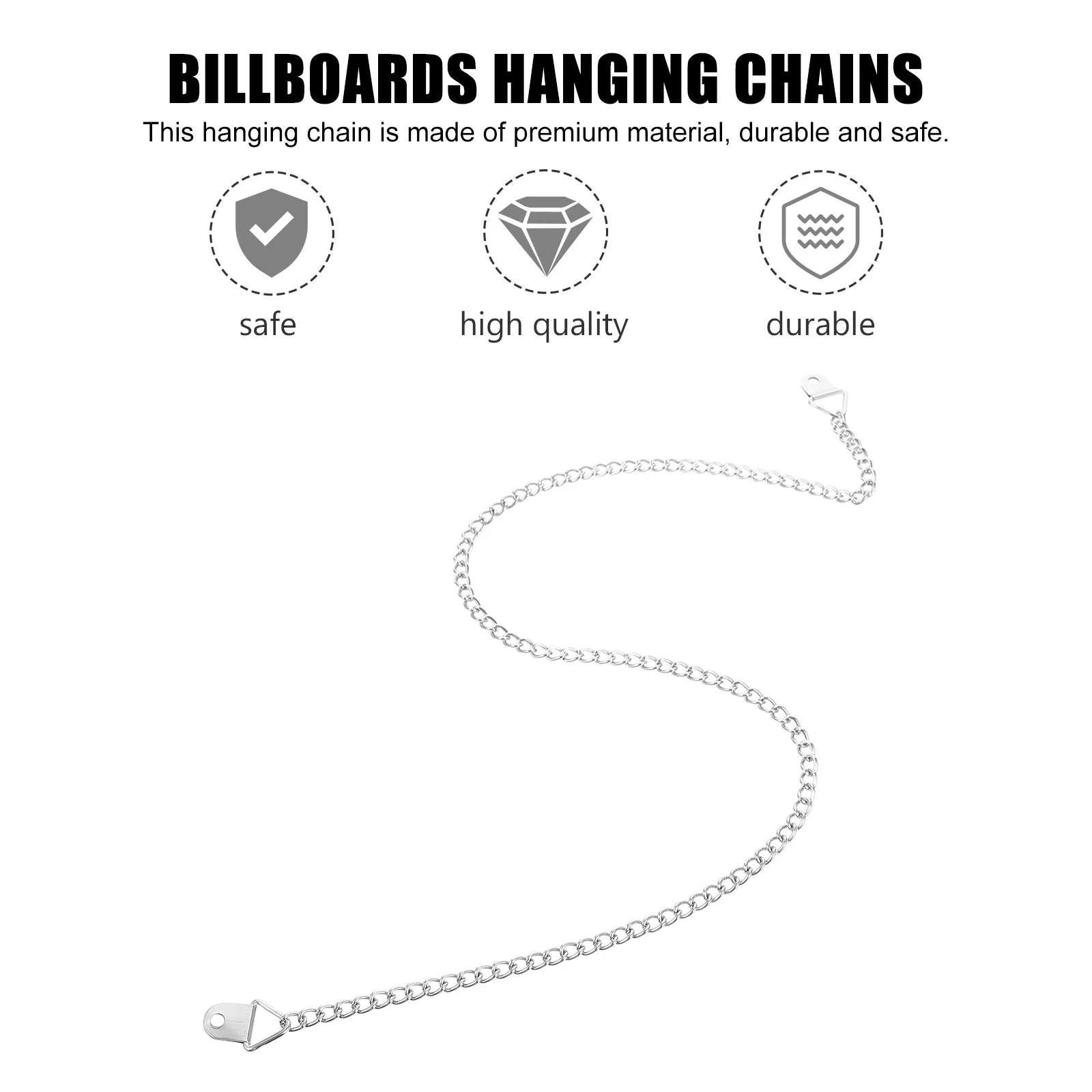 

4Pcs Hanging Chains for Doorplate Iron Heavy Duty Bird Feeders Lanterns Signs Hangers Hanging Chains