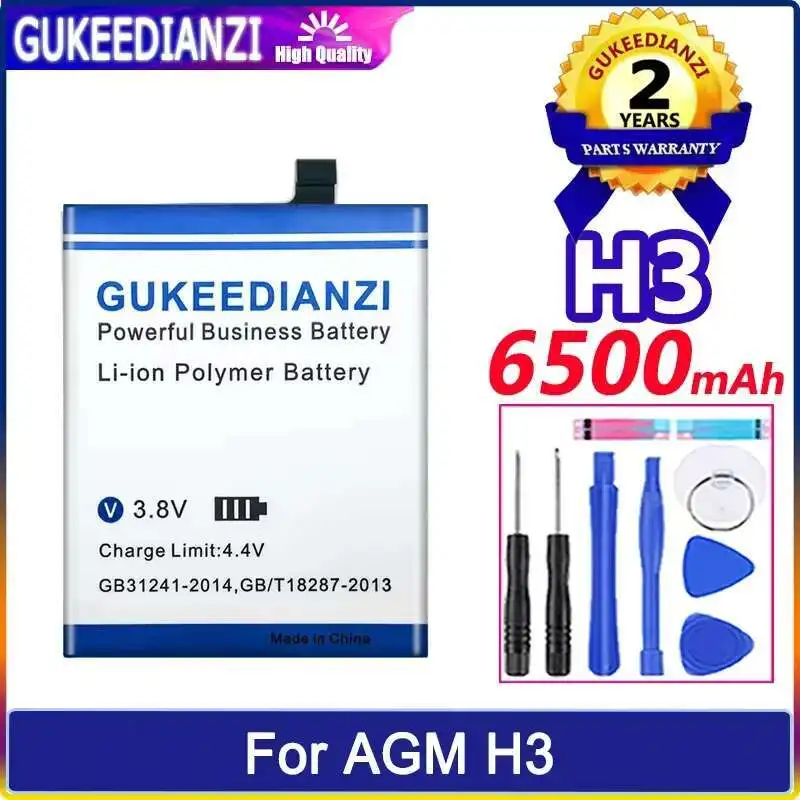 

Reliable Power For Agm H3 Mobile Phone Battery 6500mAh High-Efficiency
