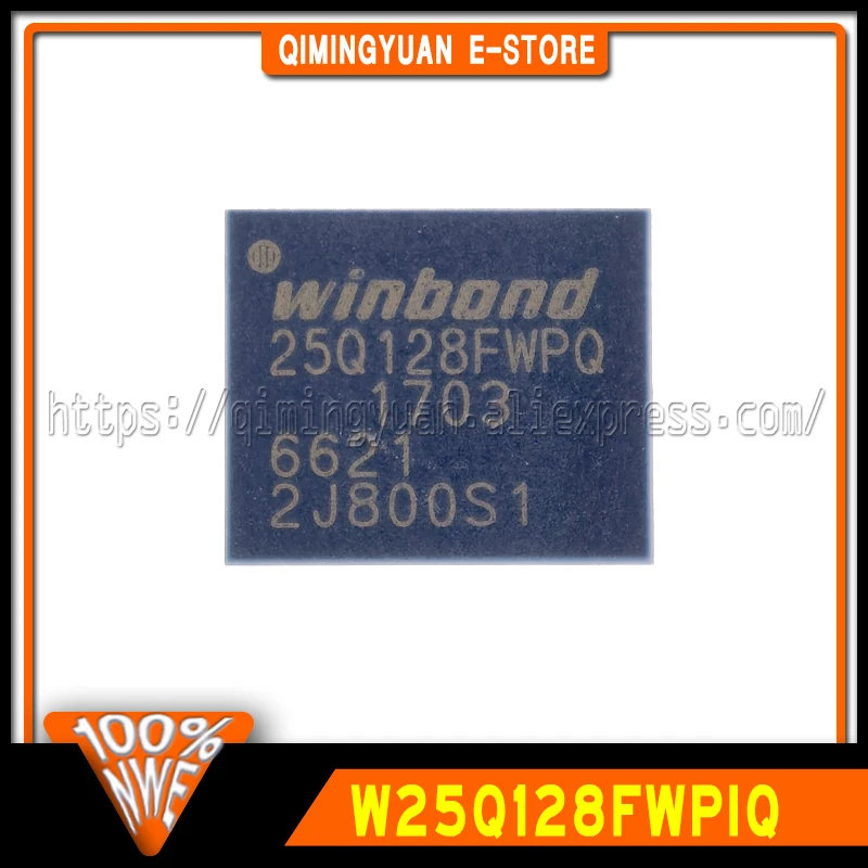 Chip de memoria Winbond de bajo voltaje, 128Mb, 1,8 V, W25Q128FWPIQ, 1 ~ 20 unidades por lote, nuevo 100%
