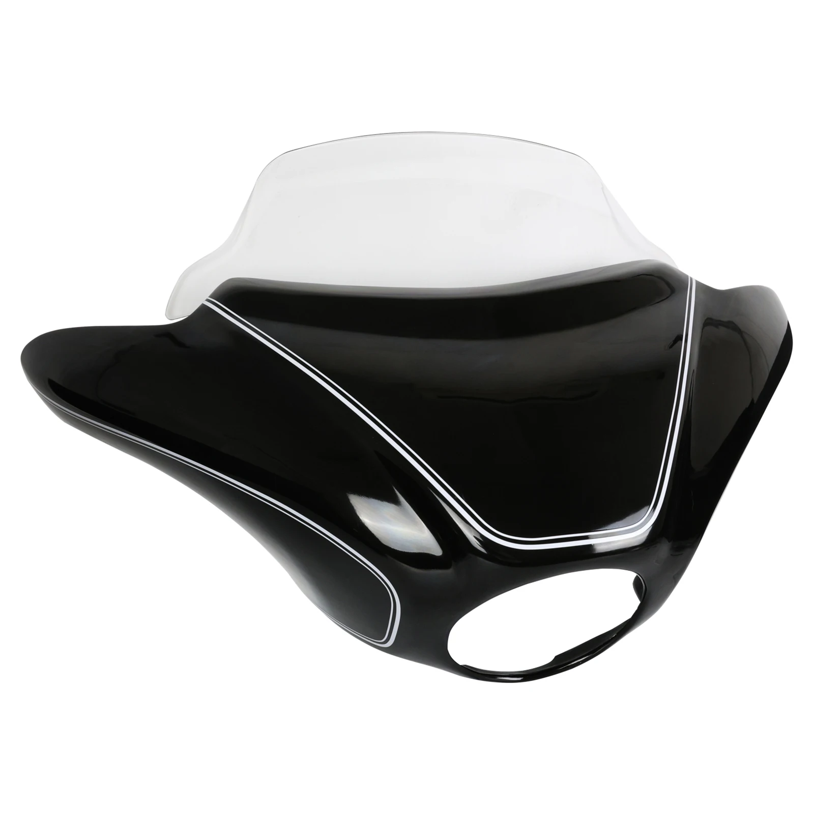 Motorcycle Front Decorative Shell Windshield Headlight Windproof Deflector Fairing Cover Visor Black Fits For R18 2020-2025