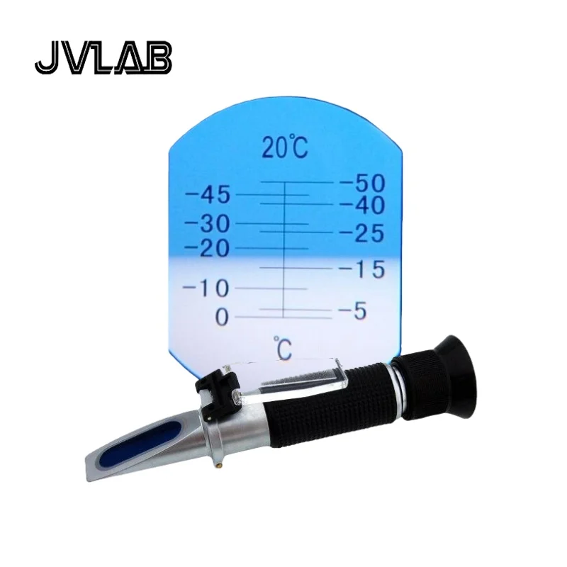 Methanol Aqueous Solution Glass Cleanser Freezing Point Refractometer Handheld Portable Refractometer -50℃～0℃