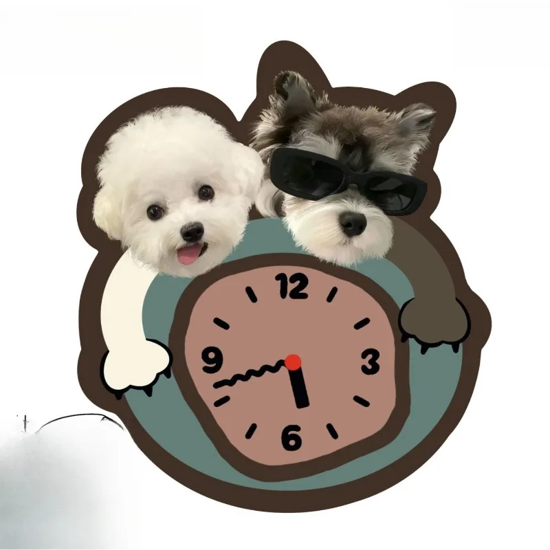 Pet peripheral clock and watch original design cat dog cute ornament creative gift