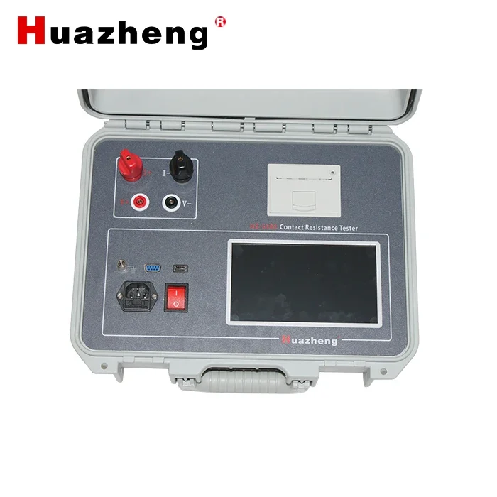 Huazheng Electric HZ-5100 Portable 100A Circuit Breaker Loop Resistance Test Equipment Switch 100 A DC Contact Resistance Meter