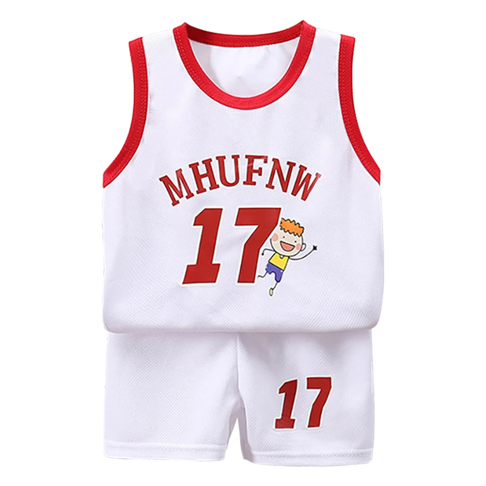 

Childrens Activewear Summer Boys Sports Jersey Shorts Set Quick Dry Breathable Basketball Football Training Clothes Outfit 2025