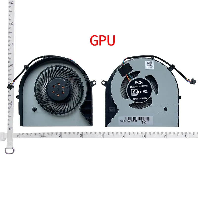 New Laptop Cpu Gpu cooling Fan For ASUS FX63V FX63VM FZ63VM FX503VM S5AM FX63VM7300 FX63VM7700 S7AM DFS552012M00T