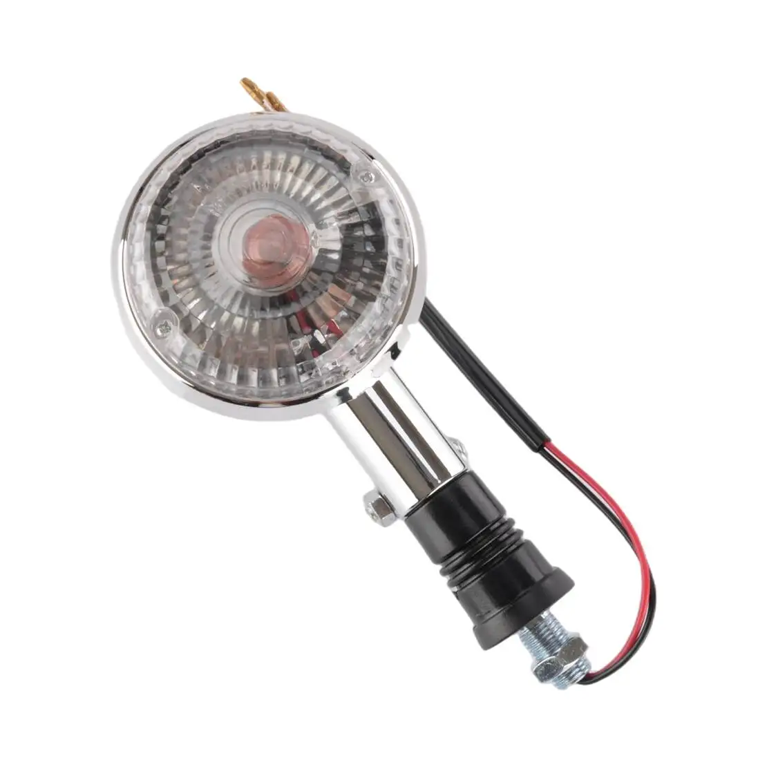 1 Pair Clear Lens Turn Signal Light Indicator DC 12V Fit For Yamaha XV250 XV400 XV535 XV750 XV1100 Virago VMAX 1200 SR 400