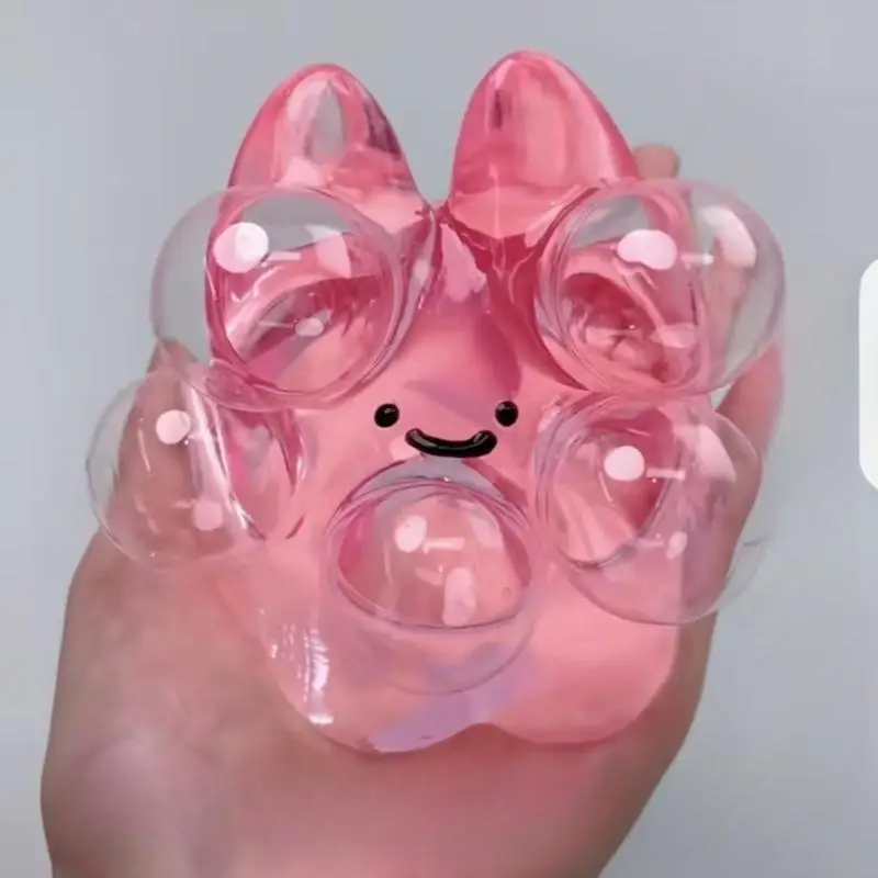 1-delig Simulatie Knijpen Acne Waterbal Knijpspeelgoed Realistisch Effen Bubble Octopus Knijpspeeltje Stress Relief Prop Geschenken