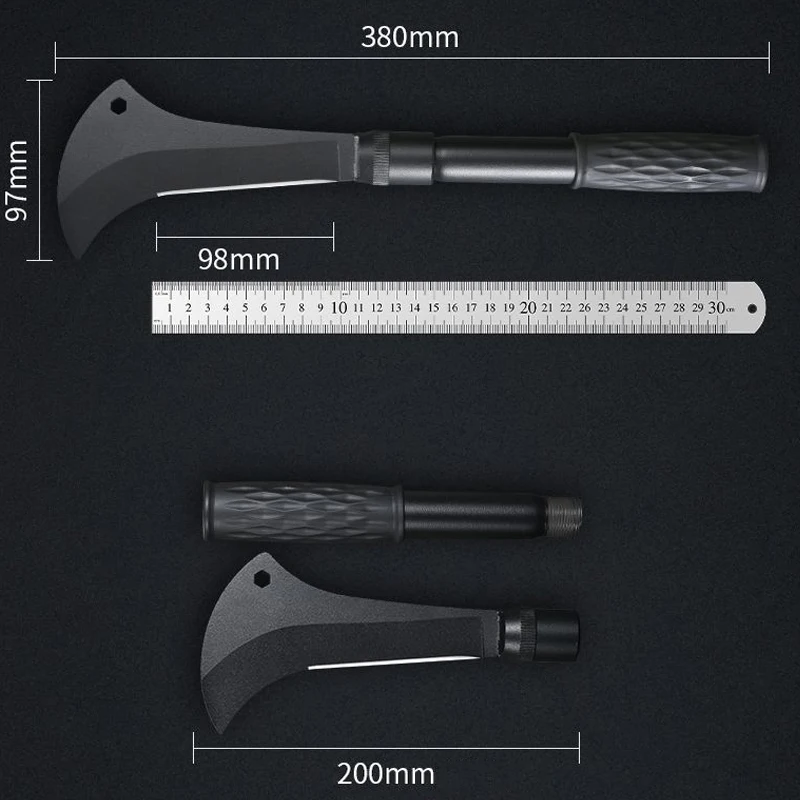 سكين ديزل صغير محمول من الفولاذ المقاوم للصدأ EDC للاستخدام الخارجي، أداة طوارئ قابلة للفصل للتخييم وصيد الأسماك والبقاء على قيد الحياة