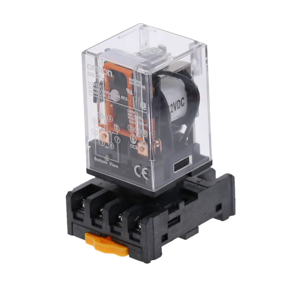 

Intermediate relay MK3P-I MK2P-I small electromagnetic relay 11PIN DC12V DC24V AC110V AC220V