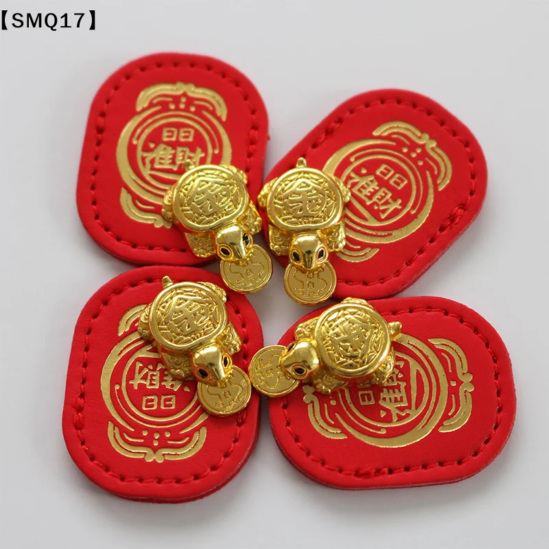 Fengshui Lucky Turtle Wallet Charm Money-biting TurtleOrnaments Decor With 