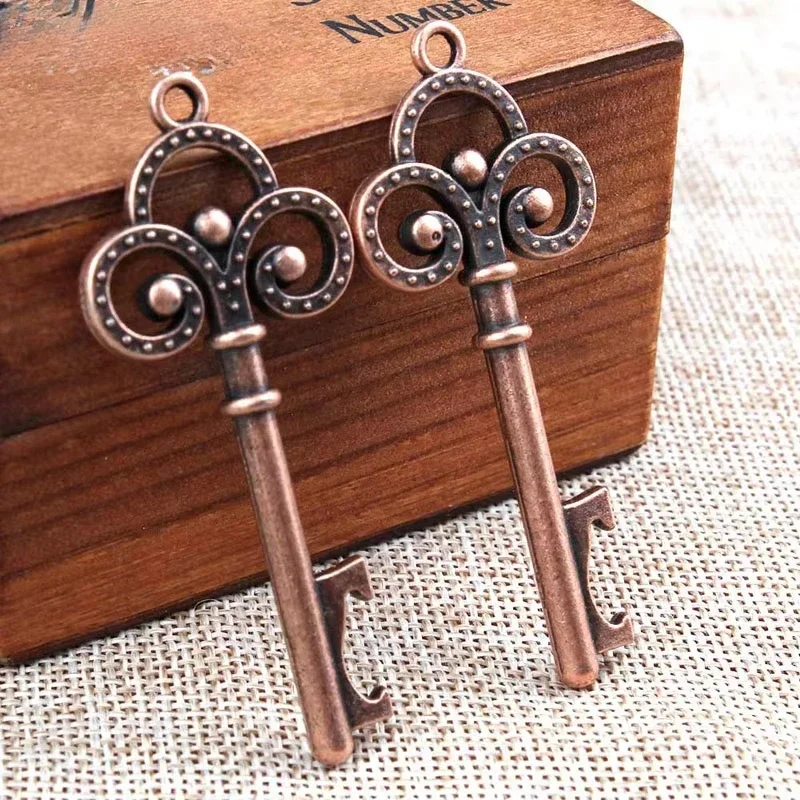 50Pcs/Set Key Bottle Opener Vintage Style Keepsake for Couples Romantic Marriage Decor & Practical Guest Gift Unique Wedding Fav - view 6