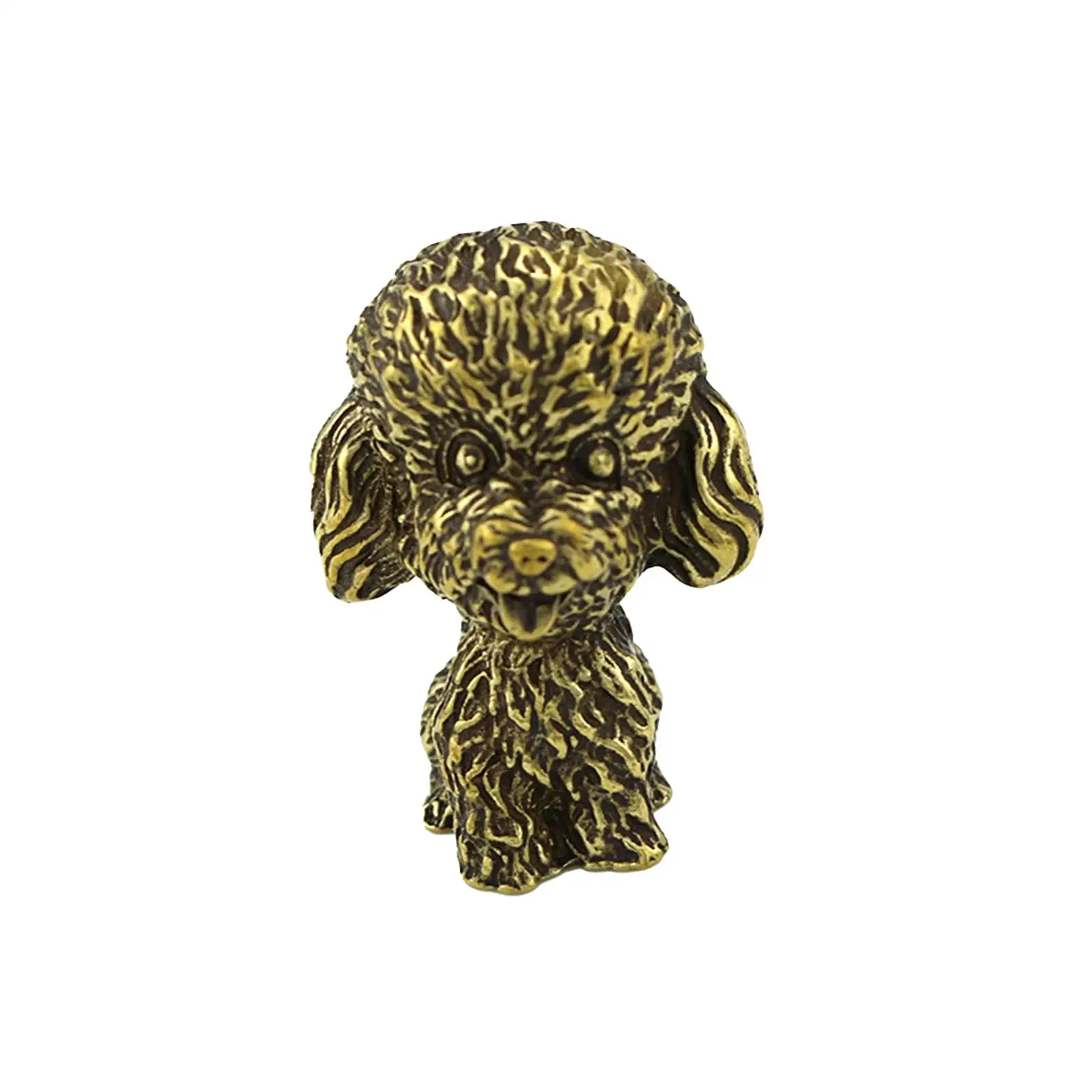 Dog Staute Dog Sculpture Medieval Creative Fengshui Office Decor Collectible Animal Sculpture 3.5cmx2cm Tabletop Dog Figurine