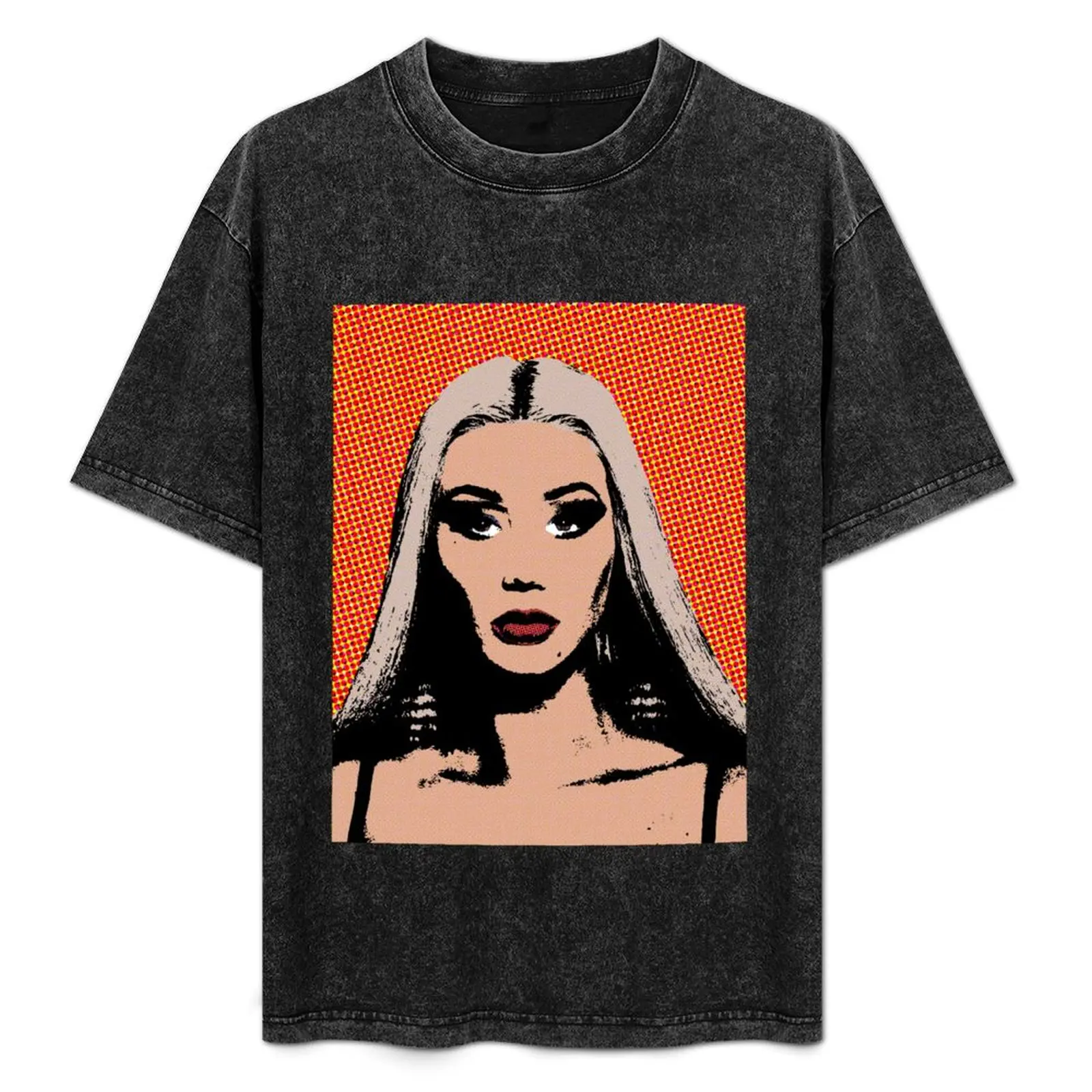 Camiseta Iggy Azalea pop art, camiseta deportiva de manga corta para correr y gimnasio