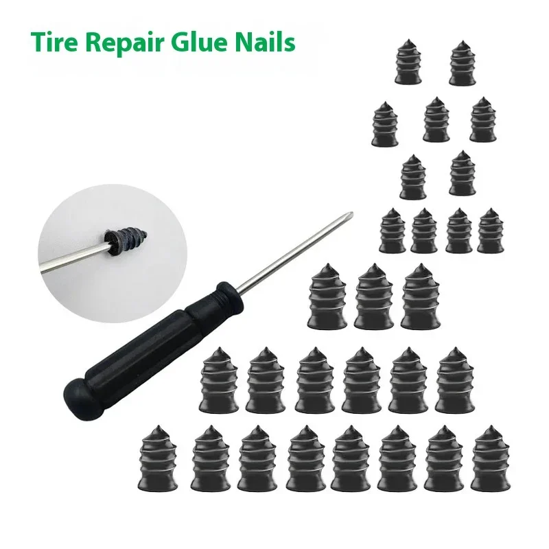 Car Motorcycle Vacuum Tyre Repair Nails 10/100PCS Universal Tire Screw Tubeless Repair Tools Accessories Kit Car Accessory