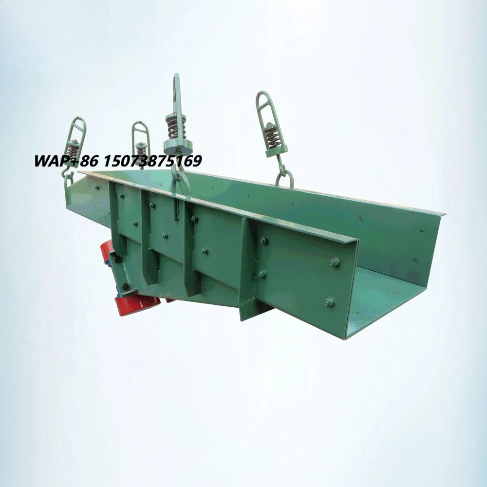 Vibrating Feeder Conveyor with Vibration Motors for Grain Processing