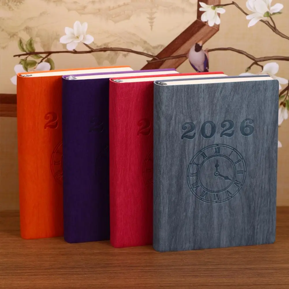 วาระครูมัลติฟังก์ชั่น A6 Planner ประสิทธิภาพ 365 วันออแกไนเซอร์สำหรับอุปกรณ์สำนักงานของขวัญแบบพกพาภาษาอังกฤษตารางหนังสือ