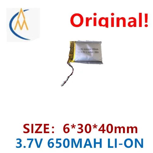 buy more will cheap 650MAH polymer battery 603040 capacitive meter smart watch sound pickup beauty eye recording 3.7V four wire