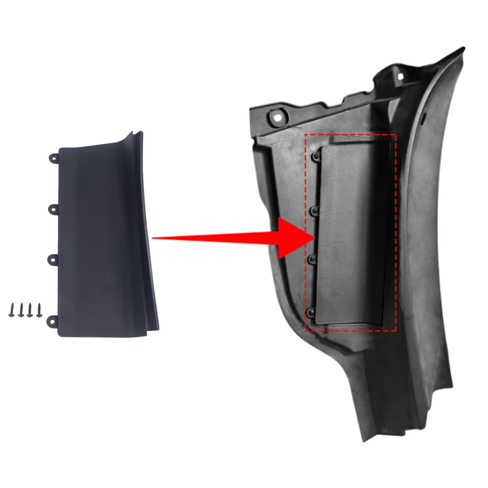 

Plastic Windshield Wiper Cowl Cover Panel Battery Cap Replacement 51132751210 For BMW For Mini 07-15 Auto Parts