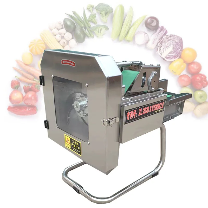 Multifunctional Vegetable Canteen Commercial Leek Onion Automatic Pickled Vegetables Shredded Pepper Slicing Cutting Machine