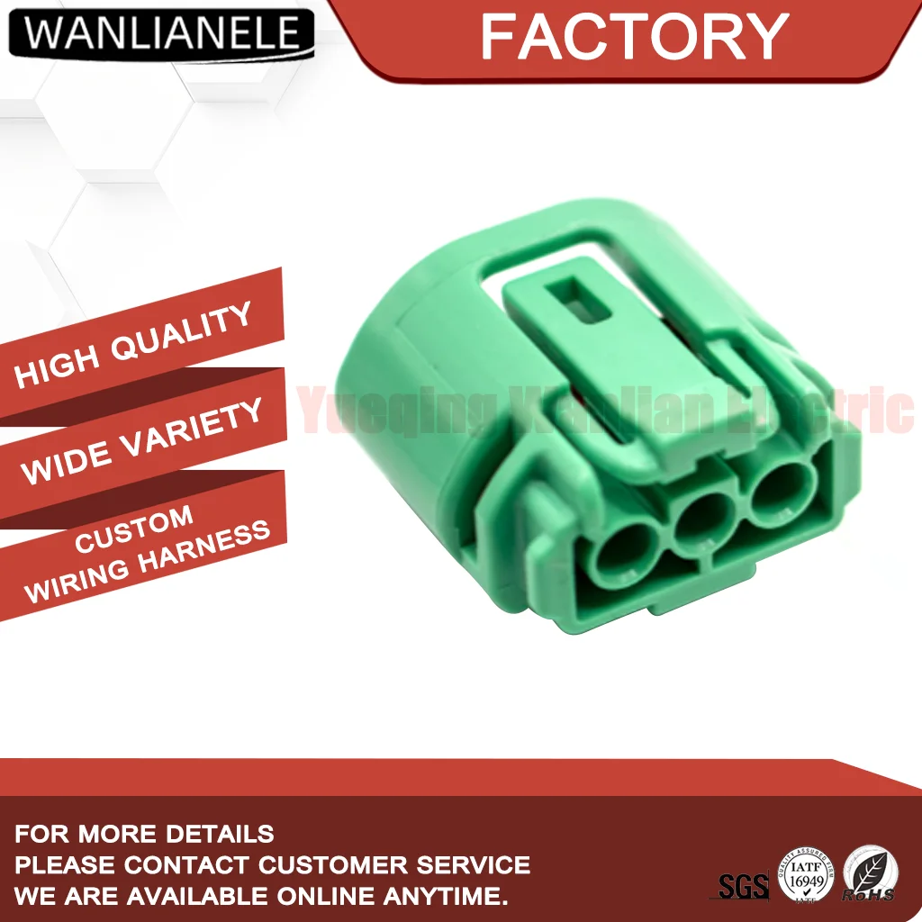 50 Sets  6189-0544 3 Pin Female Connector HX090-3S-5 2.3mm 22A Fit Subaru Toyota Alternator Harness