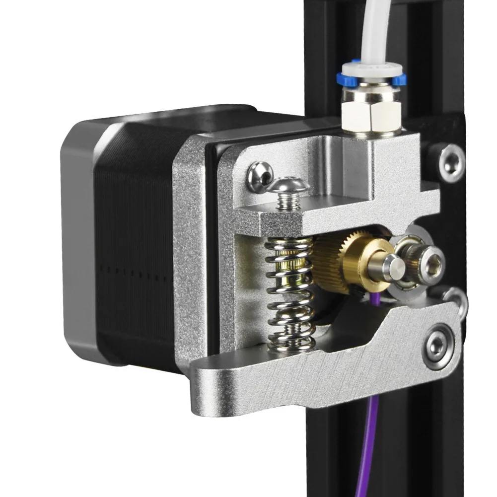 

3D Printing Extruder Kit Upgrade with Aluminum Frame and Pressure Adjustment for Improved Filament Performance