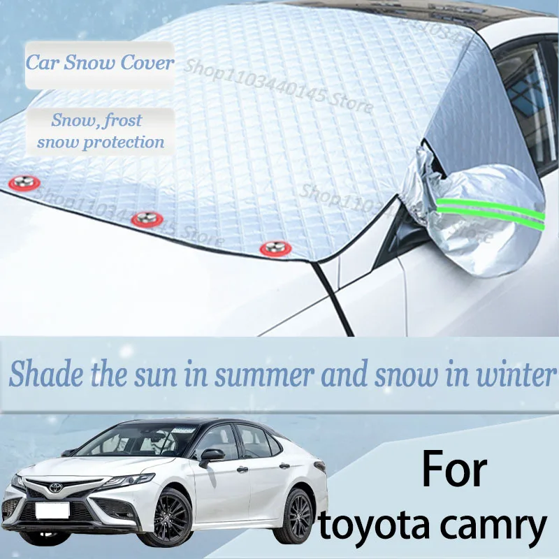 

For toyota camry car Snow Windscreen, Snow, Frost, Dust and UV Visor, Winter car clothing, thick magnetic