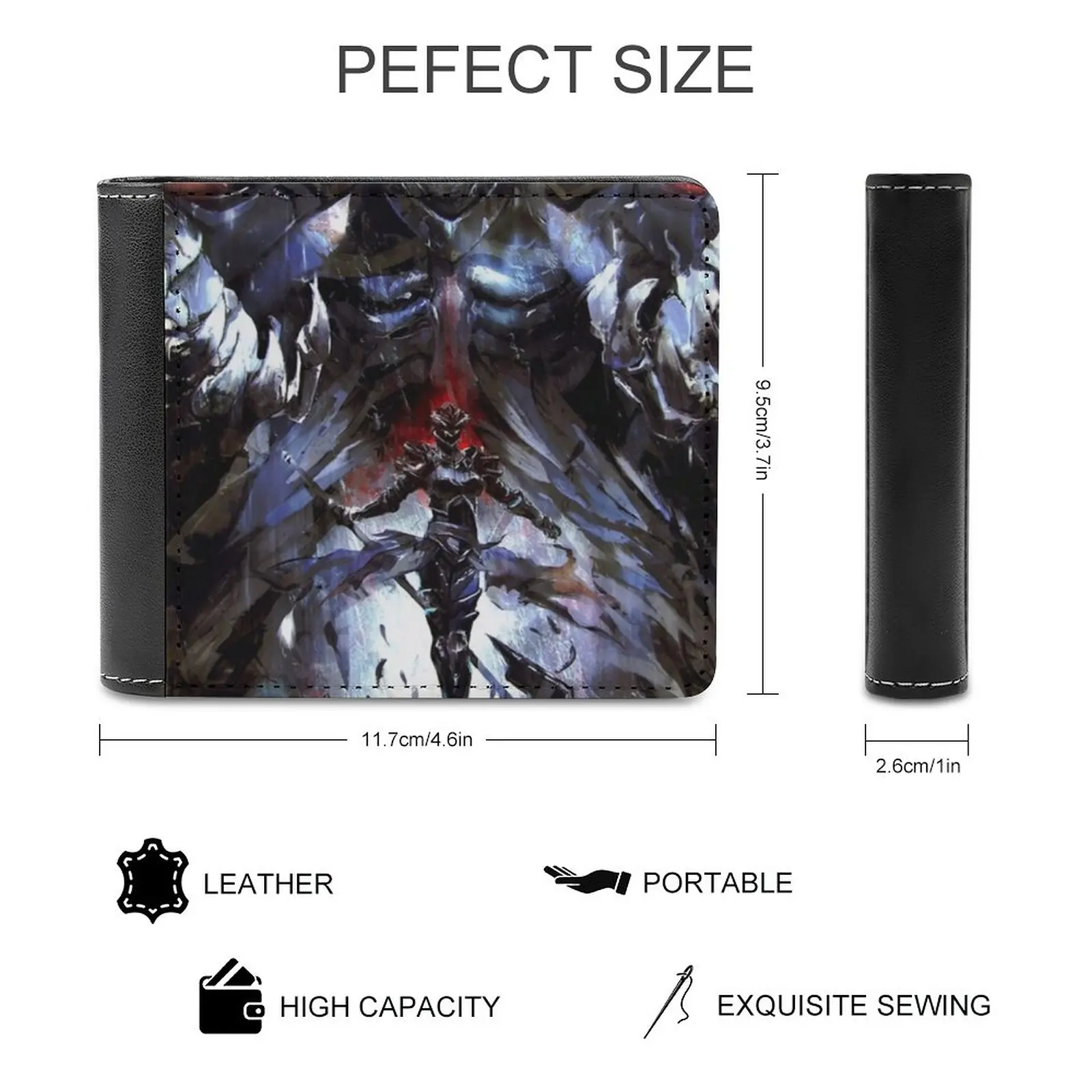 Overlord Business Men Wallets Small Money Purses New Design Dollar Price Top Wallet Personalized Wallet Pattern Leather Wallets