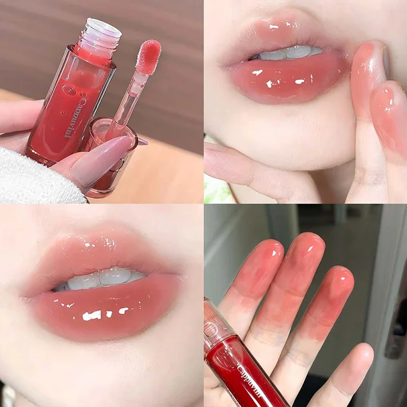 CAPPUVINI Juicy Lip Tint Glänzender Lipgloss Spiegelglanz Flüssiger Lippenstift Feuchtigkeitsspendender Lipgloss Koreanische Kosmetik – Detail 12