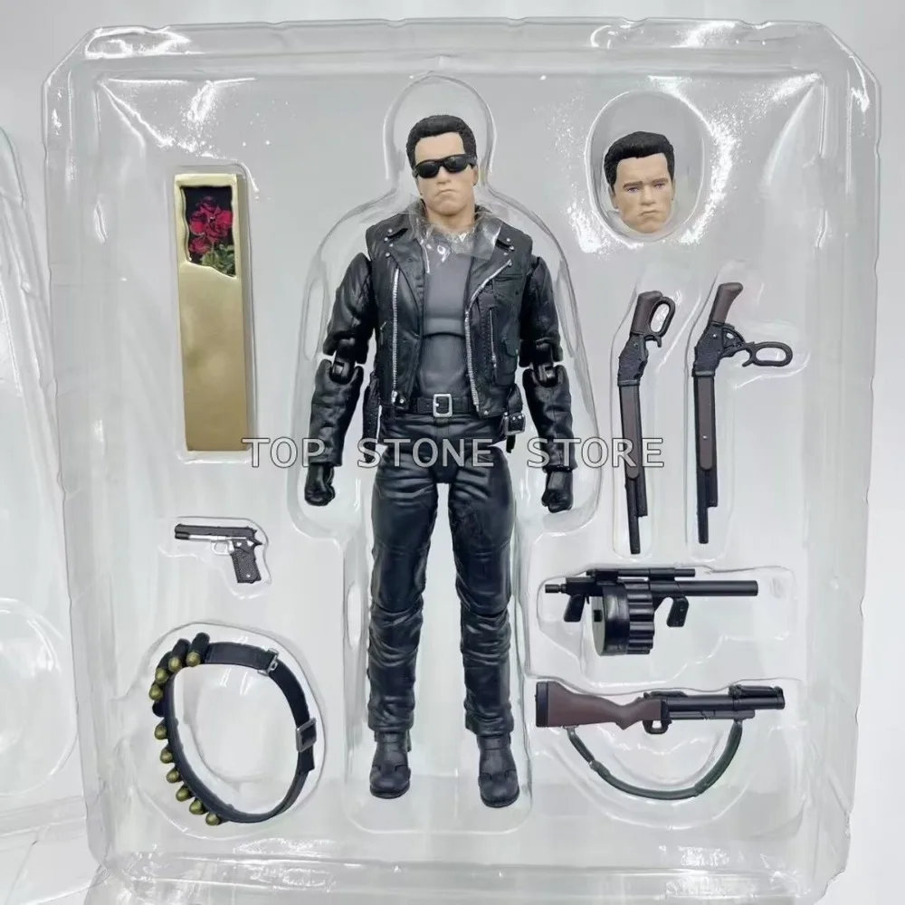 Terminator 2 Judgement Day Figures T-800 (T2 Ver.) Action Figure MAFEX No.199 T 800 Schwarzenegger Figure Collection Model Toys view 5