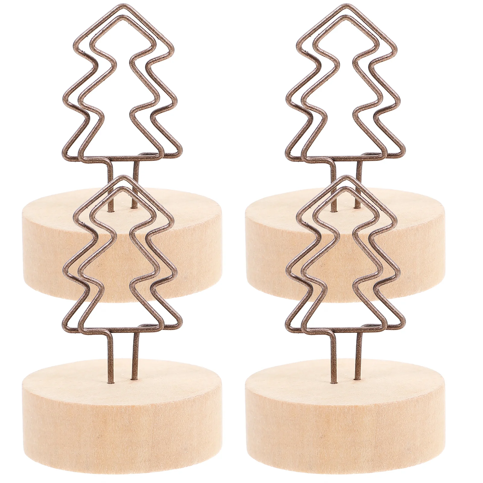 4pcs Photo Clip Holders Small Memo Clamp Stand For Table Number Menu Card Wedding Place Picture Holder Decorative Base Display