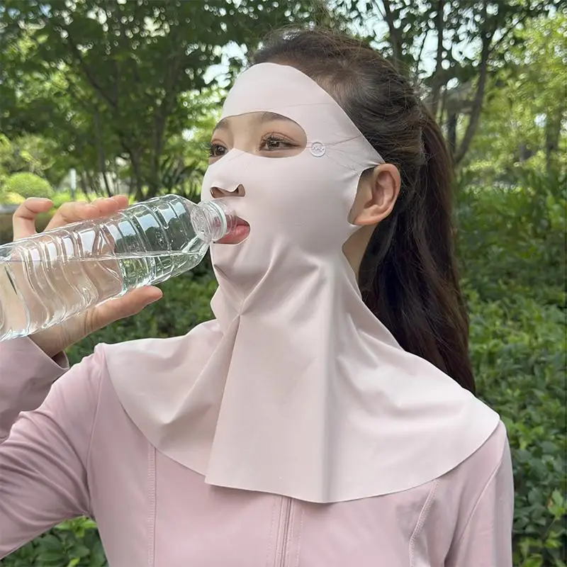 

New! Outdoor Sports Running Face Guard Mask Ear-Hanging Open Mouth Nose Breathable Sun Protection Mask Anti-UV Riding Face Mask