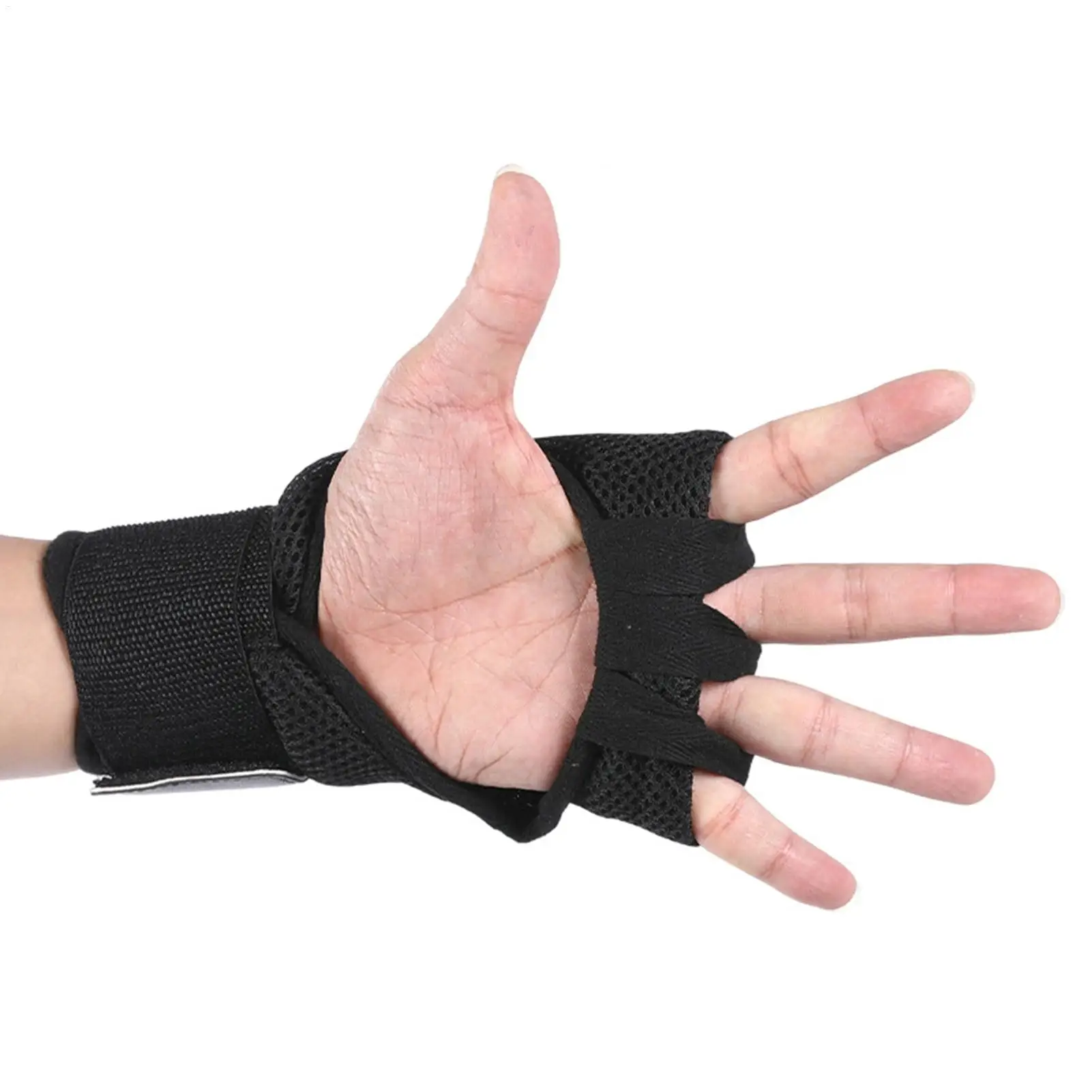 Martial Arts Hand Wraps Padded Half Finger Quick Grip Long Straps Mitts Inner Boxing Gloves For Punch Bag Martial Arts Athletic