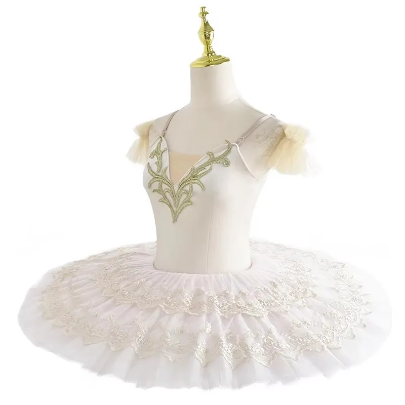プロのバレエチュチュ女の子白鳥の湖プラッターパンケーキチュチュバレリーナパーティードレス子供キッズバレエダンス衣装